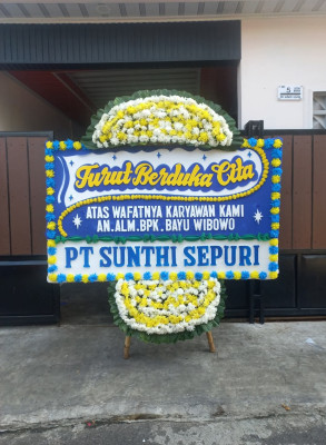 Papan Bunga Duka di Kulon Progo